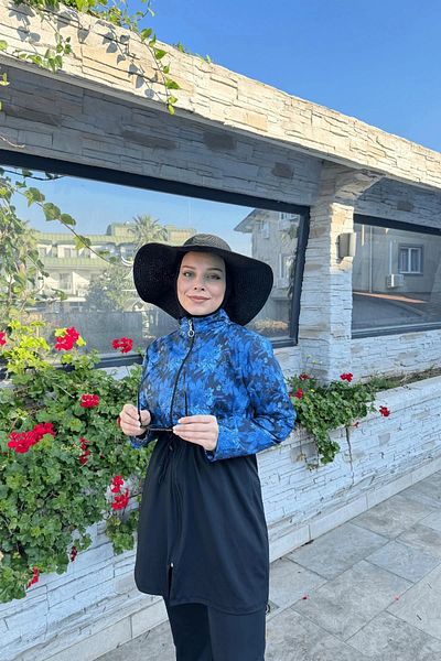 Starinci Mayo Costum de baie Hijab Tesut Azalea