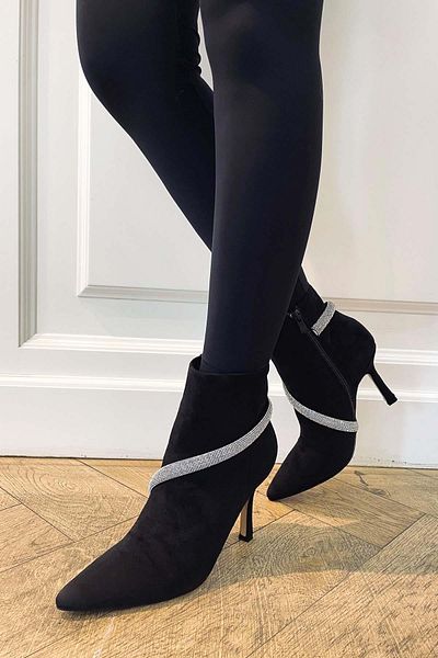 Bambi Μαύρα Γυναικεία Μποτάκια & Μποτάκια K02189572602