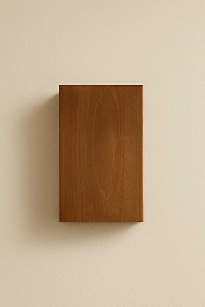 Aysem Wood Duvar Apliği Yansıtma Tasarımlı Çift Yönlü Ahşap Salon Hol Cafe Otel Duvar Apliği