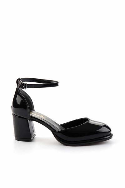Bambi Siyah Kadın Klasik Topuklu Ayakkabı K01484188108
