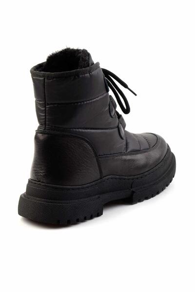 Bambi Mat Siyah Kadın Bot & Bootie K02586231285