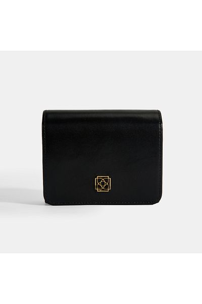 Desa Women's Black Leather Wallet