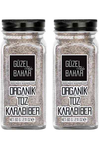 Güzel Ada Gıda Organic Ground Pepper 2X60 Gr