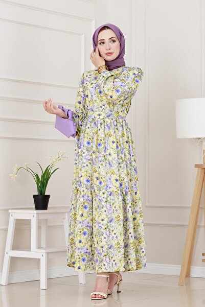 Sevitli Floral Beach Φόρεμα-Πράσινο