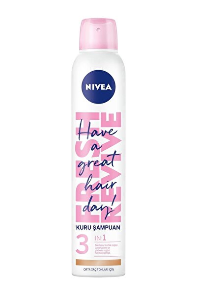 NIVEA Orta Saç Tonları İçin Kuru Sampuan 200 ml x2