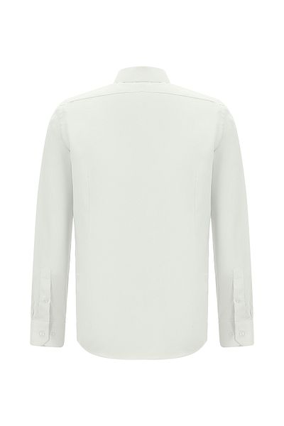 Kiğılı Long Sleeve Slim Fit Slim Fit Classic Non Iron Satin Cotton Shirt