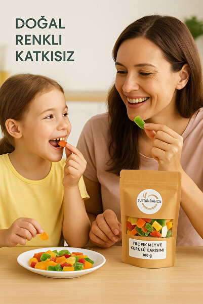 sultanbahçe Doğal Tropik Meyve Kurusu Karışık 100 Gr | Şeker İlavesiz - Sağlı...