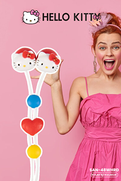 Hello Kitty San-48whrd Pk Kulak Içi Kablolu Kulaklık