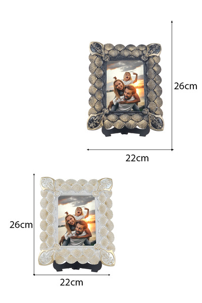 AYDİZAYN Seashell Patterned Polyester Photo Frame
