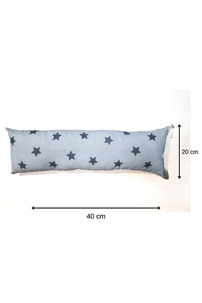 AKGÜN EV TEKSTİLİ Multi-Purpose Star Pattern Neck Leg Waist Support Pillow Mini Pillow 20X40