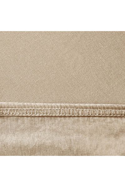Evidea Soft Basic Double Fitted Sheet - Beige - 180X200 cm