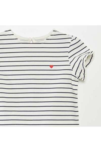 KIABI T-shirt + ribbed leggings set - 2-piece set WHITE