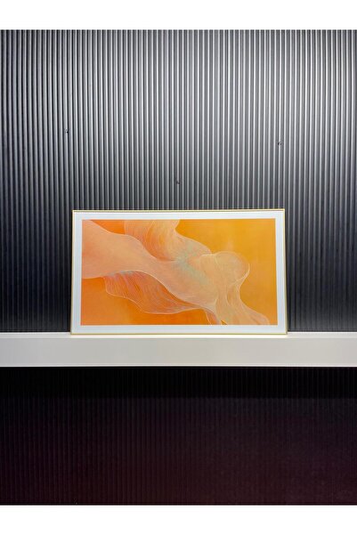 Tablomtr Dijital Baskılı Metal Çerçeveli Gercek Camlı Tekli Büyük Tablo - Amber Rüzgarı