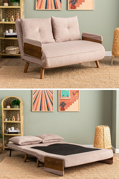 Pafu Cosmo Ikili Katlanır Yataklı Koltuk Bohem Vizon