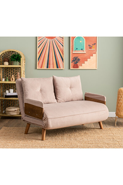 Pafu Cosmo Ikili Katlanır Yataklı Koltuk Bohem Vizon