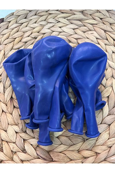 Deniz Party Store Pastel Dark Blue Balloon 10 Pieces
