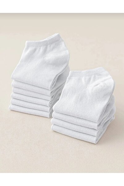 DERMİNA „10 чифта бели чорапи за жени и мъже – памучни, дишащи, не изпотяващи, за спорт и ежедневна употреба“