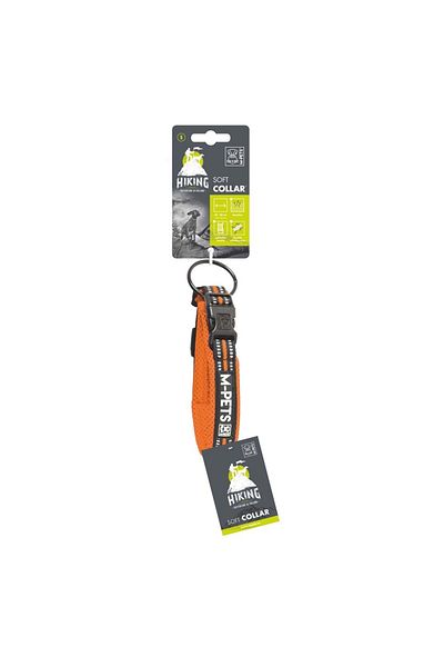 M-PETS Hiking Reflective Soft Neck Collar Orange (S)