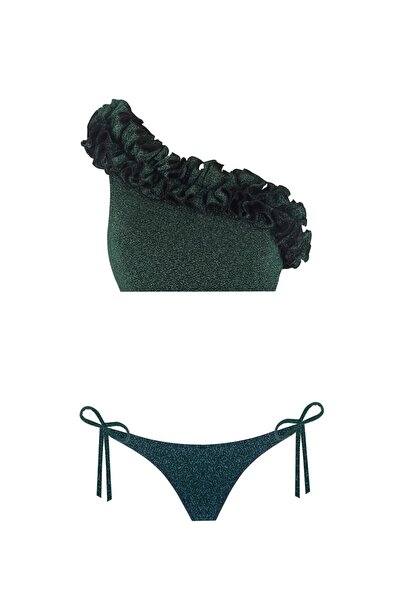 Nur Karaata Sun Alexis Sparkle Green Bikini Set