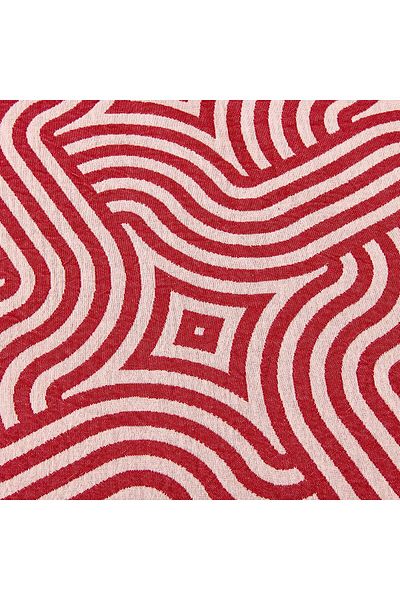 Evidea Geometric Patterned soft Bedspread Double - Red 225x250 cm