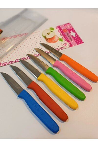 ÇAYLAR AVM Çaylaravm Sürbısa 061007 Meyve Bıçağı 6 Lı Set Çok Renkli