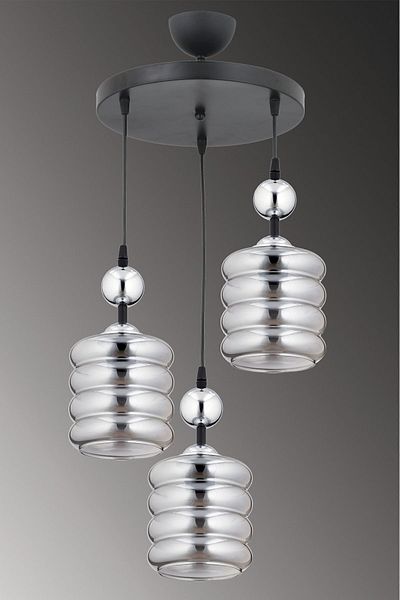 ESSLİGHT Maya 3-Piece Pendant Lamp Chandelier Living Room Kitchen Bedroom Young Room Office