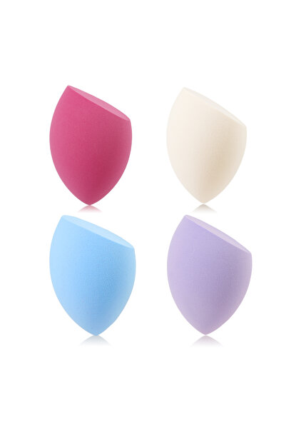 Choice 4 قطع لون 02 4 قطع إسفنجة مكياج بودرة نفخة كرة تجميلية بودرة أساس جافة رطبة كوم