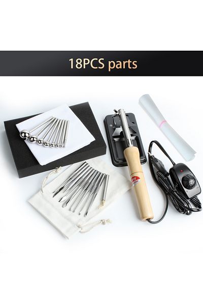 LANXSTAR Adjust Temperature Flower Ironing Tool Set Branding Iron Fabric Ironing Machine Flower Making Tools