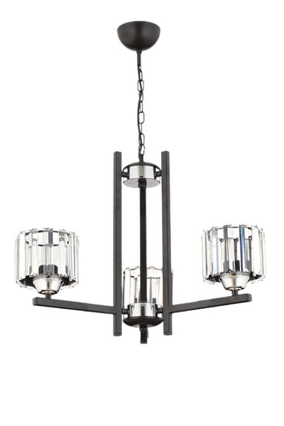 ESSLİGHT Elif 3-Light Chandelier (Crystal Stone) Living Room Bedroom Kitchen Young Room Office