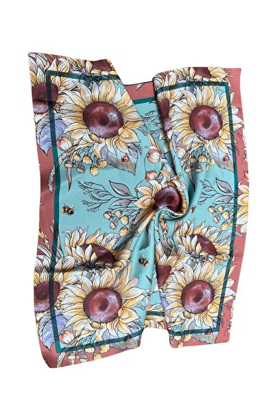 tarzınısec Eșarfă cu model floarea soarelui