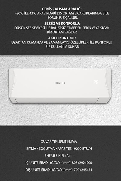 Dijitsu Tornado 9000 Btu Klima