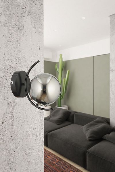 ESSLİGHT Lilyum Sconce (Smoked Glass) Hall Entrance