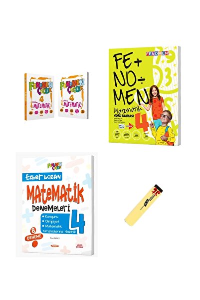 Fenomen Yayıncılık 4. Sınıf Matematik Konu Anlatımı Soru Bankası ve Deneme 3l...