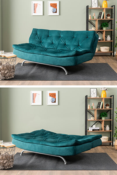 Pafu Rivo Üçlü Yataklı Koltuk Petrol