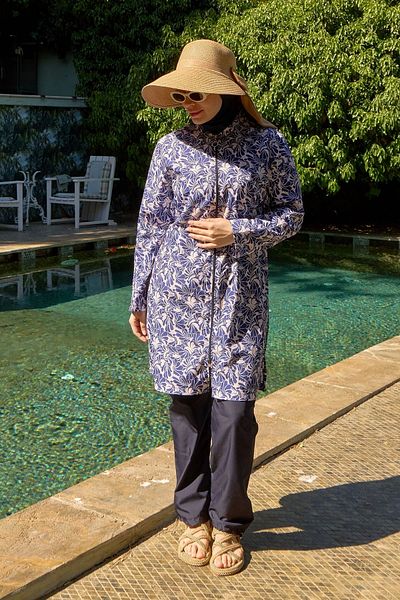 Starinci Mayo Ύφασμα αλεξίπτωτου Plus Size - Navy Blue