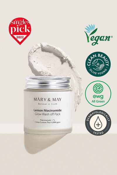 Mary & May Lemon Niacinamide Brightness Skin Care Mask 125 Ml