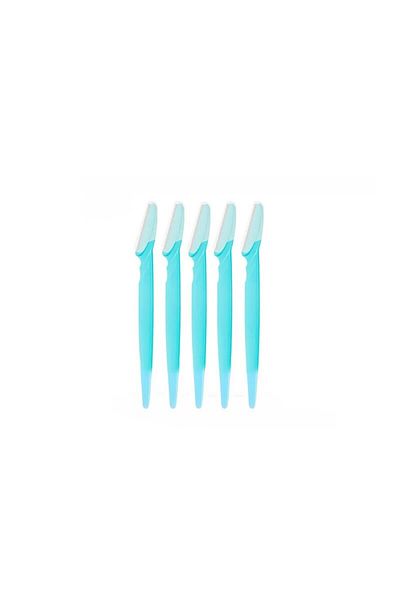 Choice 5pc 5pcs Safe Eyebrow Razor Straight Handle Scratch-proof Eyebrow Razor for Men and Women Novice Beg