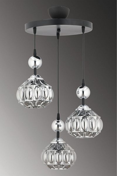 ESSLİGHT Hira 3-Piece Pendant Lamp Chandelier Living Room Bedroom Kitchen Young Room Office