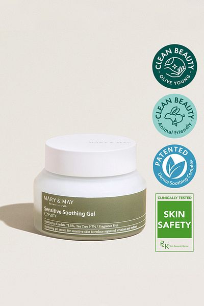 Mary & May Sensitive Soothing Gel - Sensitivity and Anti-Oil, Soothing Moisturizing Cream, Blemish Cream