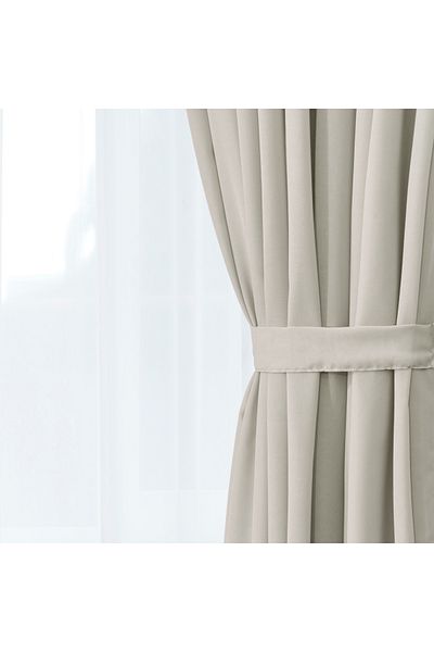 Evidea Soft Mori Background Curtain - Stone - 300X270 cm