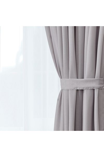 Evidea Soft Mori Background Curtain - Gray - 300X270 cm