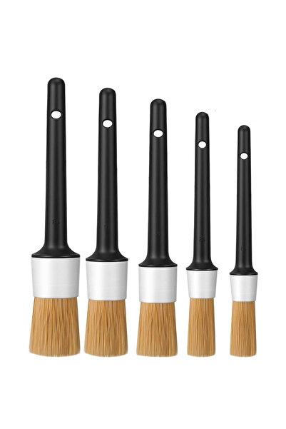 Choice 5 قطع 3/5 قطع من فرش تنظيف السيارات الناعمة للغاية من شعر الخنزير مثال...