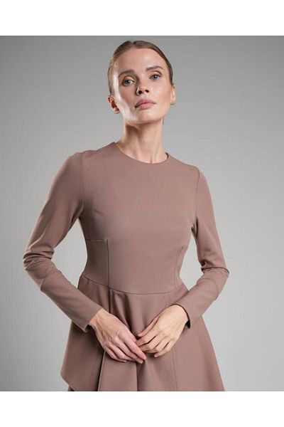 Monolou Dried Rose Maxi Pencil Skirt