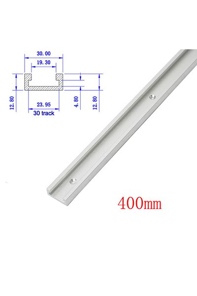Choice 1pcs 400mm Track-silver Aluminium Alloy T-tracks Slot Miter Track And Miter Bar Slider Table Saw Mit