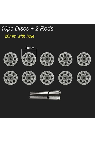 Choice Diamond Disc 20mm Diamond Cutting Disc Wheels Circular Saw Blade Cutoff Rotary Tool Disk Mini Drill