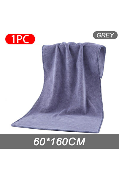 Choice Grey 1pc SEAMETAL 160x60cm Car Wash Towel 400GSM Microfiber High Water...