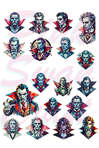 Pink Swan Craft Set naljepnica vintage mozaik vampira, bullet journal, spomen...