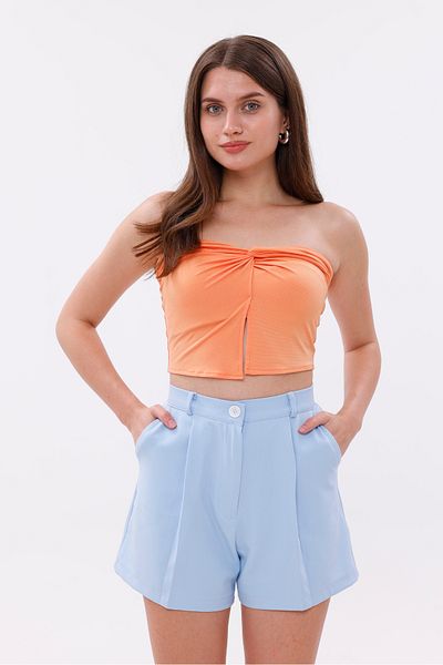 GENIUS STORE Fundachoosesxgenius Women's Pleated Shorts No Show Laminated Women's Shorts Pleated-Shorts