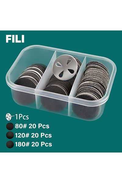 Choice B80-b120-b180-dd 25 Mm Pedicure Disc With Replaceable Sanding Paper Set For Calluses Removal Electri