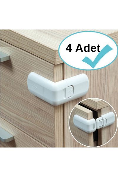 Evokids Drawer Security Lock (4 PCS)